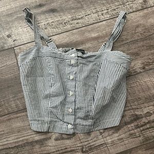 Crop top stripped